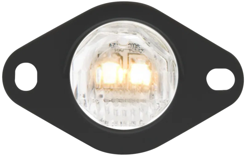 LPL12CKMBP – OPTRONICS License Plate Light, Recess Mount White LED Black Plastic Housing 12.8 Volt DC 0.03 Amp Polyca...